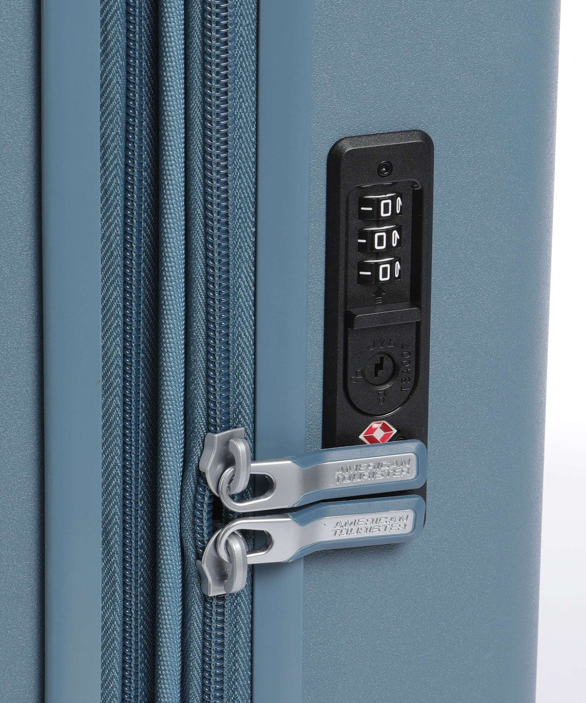 American Tourister Dynabelt Spinner (4 wheels) rainstorm blue