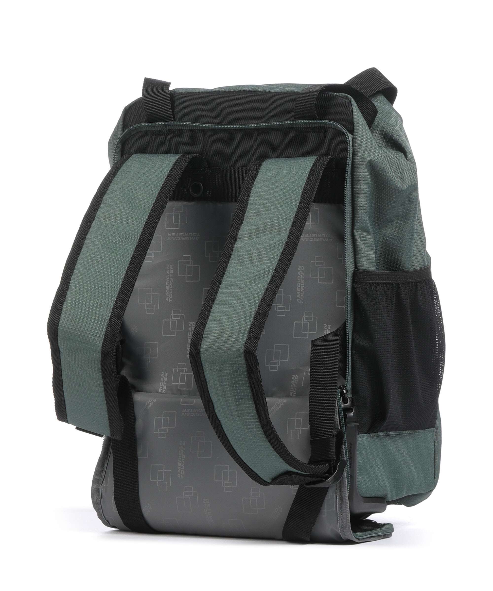 American Tourister Take2Cabin Backpack with wheels dark forest
