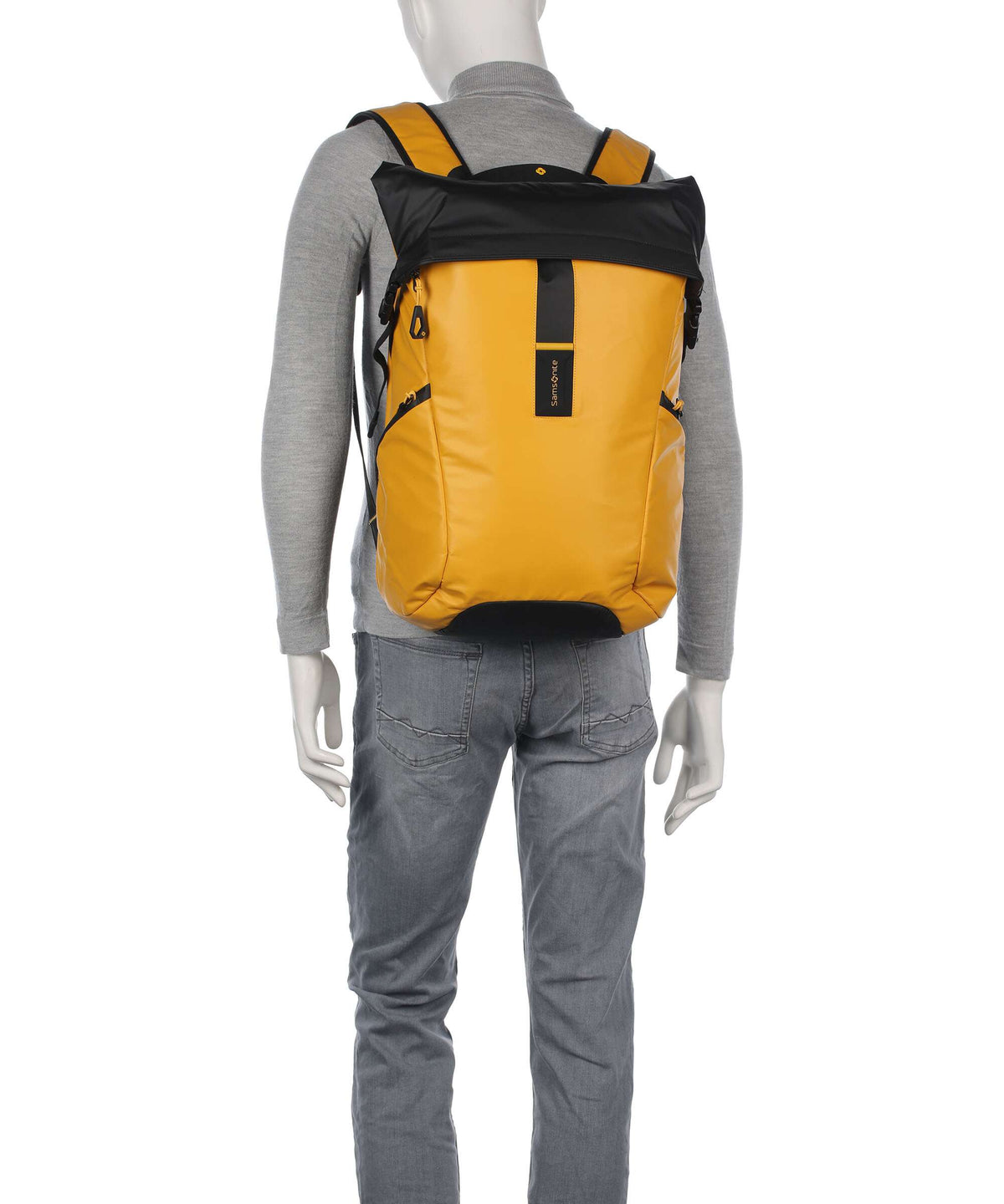 Samsonite Paradiver Light L Rolltop backpack yellow
