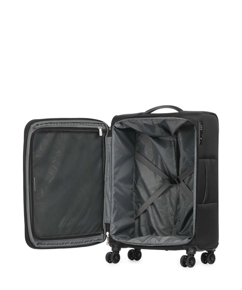 American Tourister Cloudrider M Spinner (4 wheels) jet black