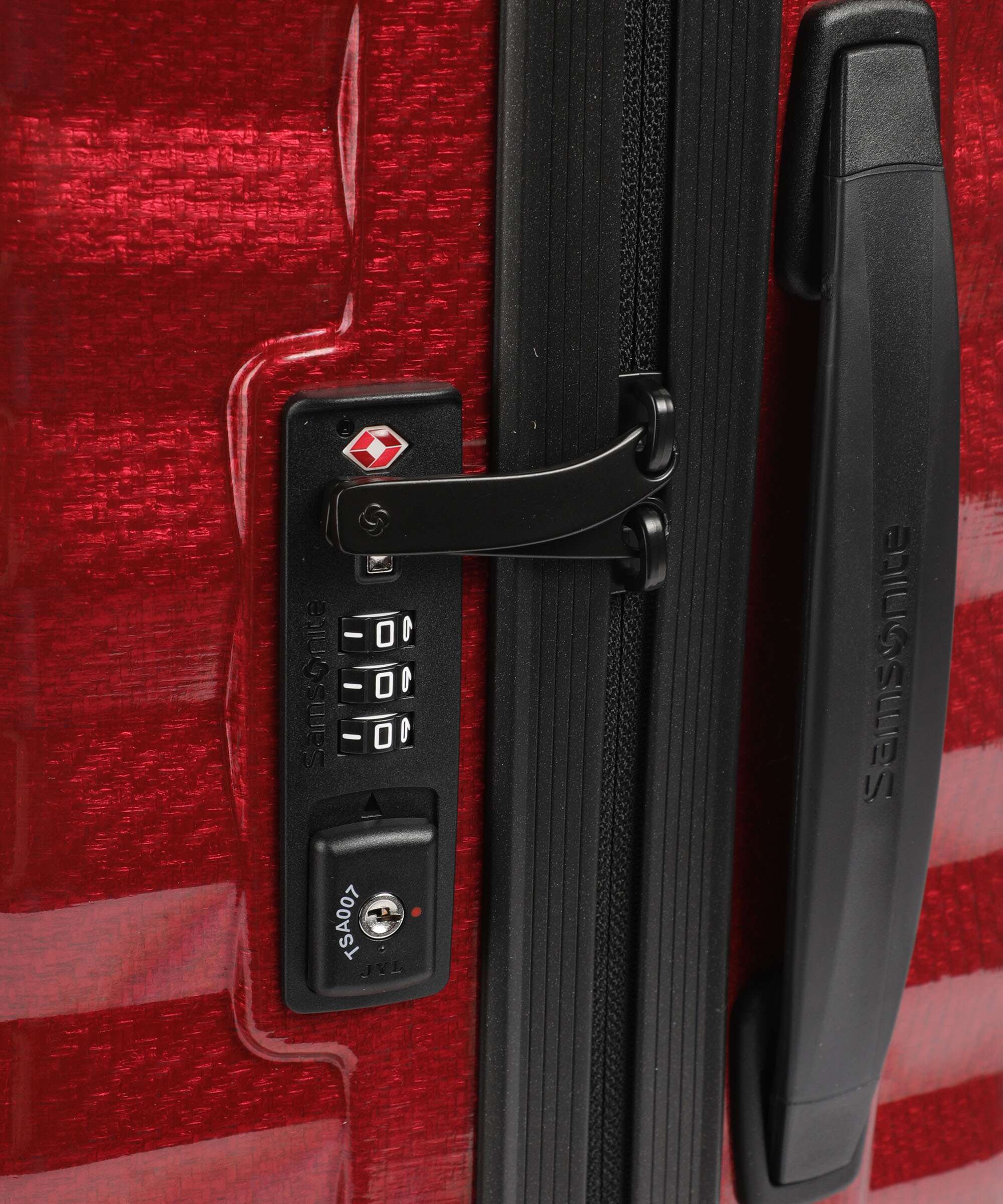 Samsonite Lite Shock Spinner (4 wheels) hyacinth red