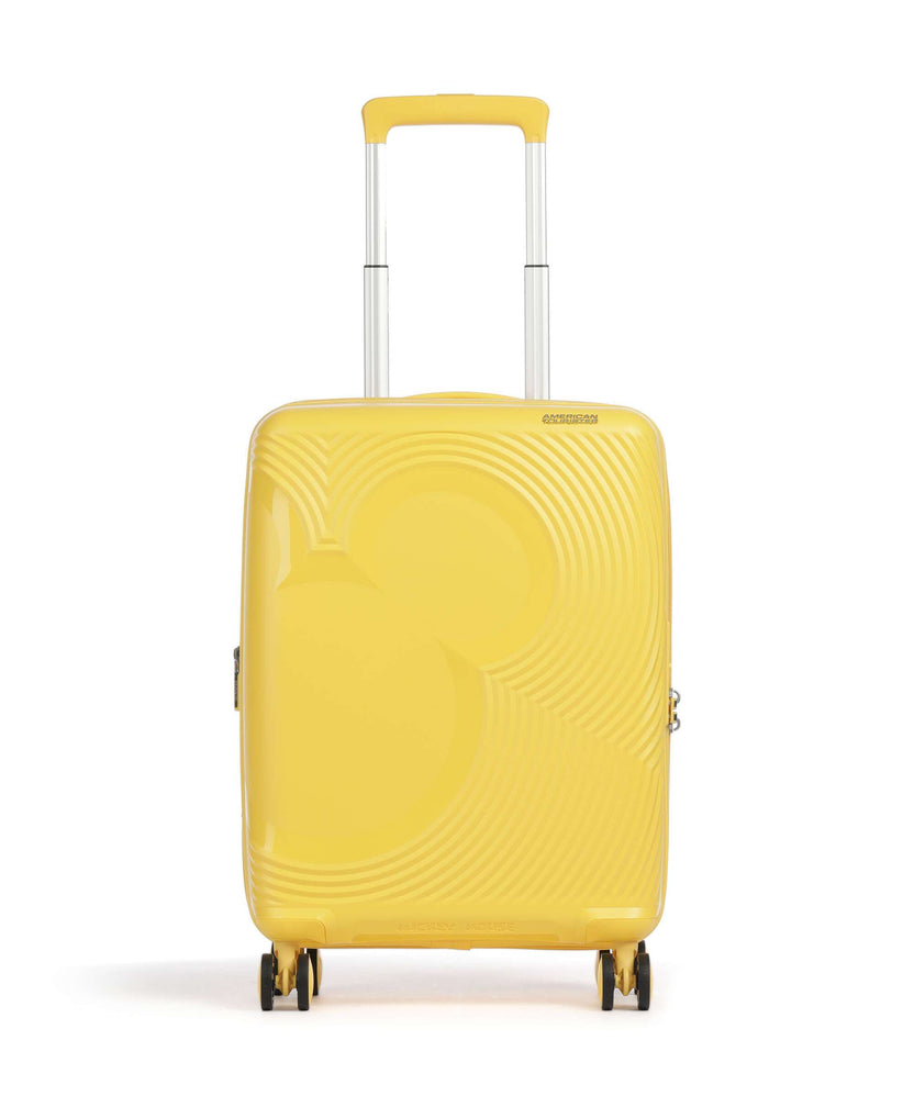 American Tourister Mickey Magic Spinner (4 wheels) mickey flower yellow