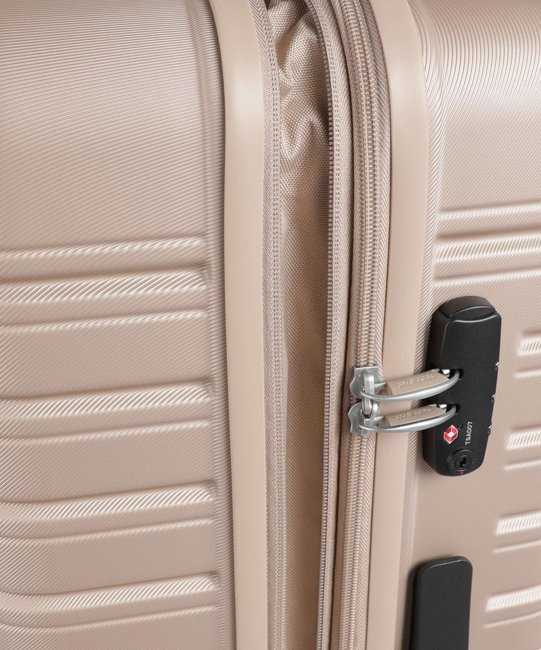 American Tourister Flashline Spinner (4 wheels) ivory gold