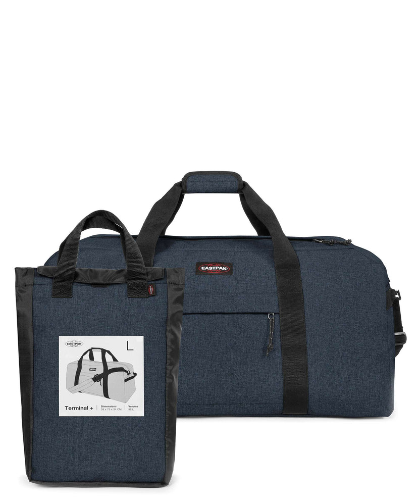 Eastpak Terminal + Travel bag triple denim
