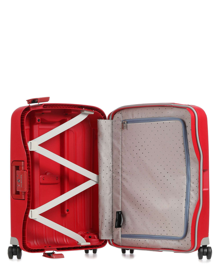 Samsonite S'Cure Spinner (4 wheels) crimson red