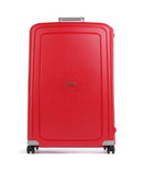 Samsonite S'Cure Resväska med 4 hjul cimson red