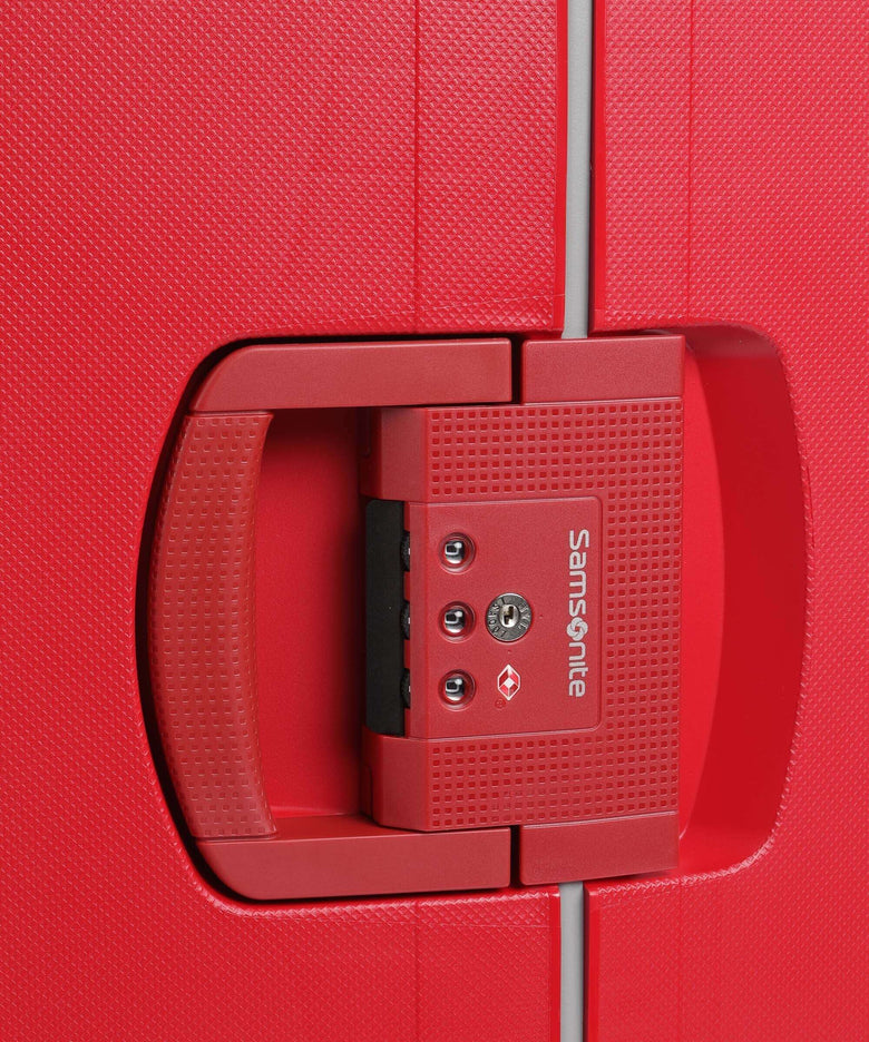 Samsonite S'Cure Spinner (4 wheels) cimson red