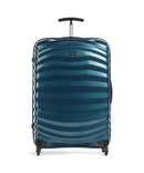 Samsonite Lite-Shock Resväska med 4 hjul petrol blue