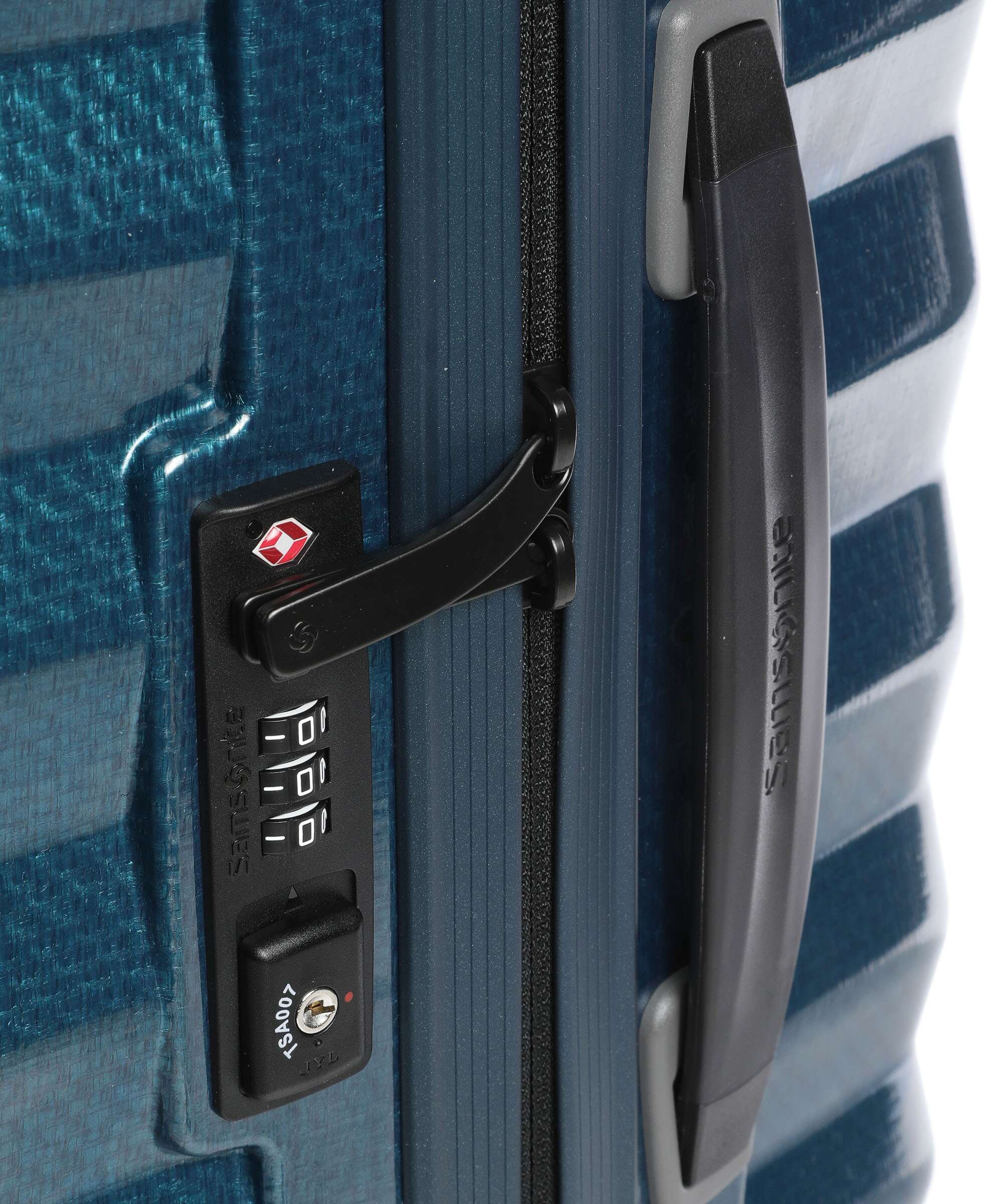 Samsonite Lite Shock Spinner (4 wheels) petrol blue