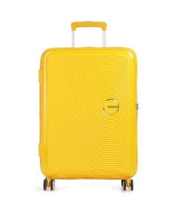 American Tourister Soundbox Resväska med 4 hjul golden yellow