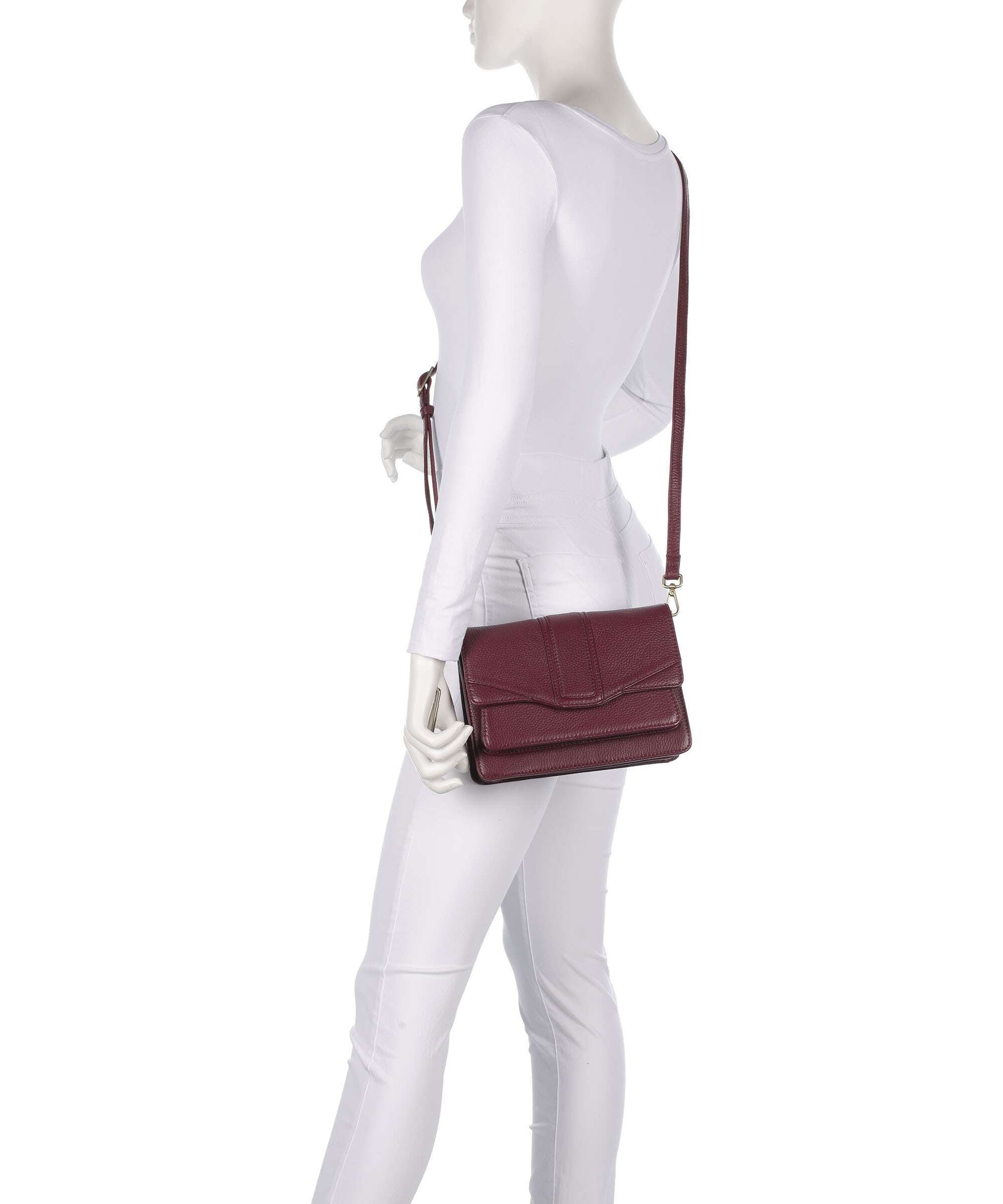 Markberg Jane Crossbody bag burgundy/gold
