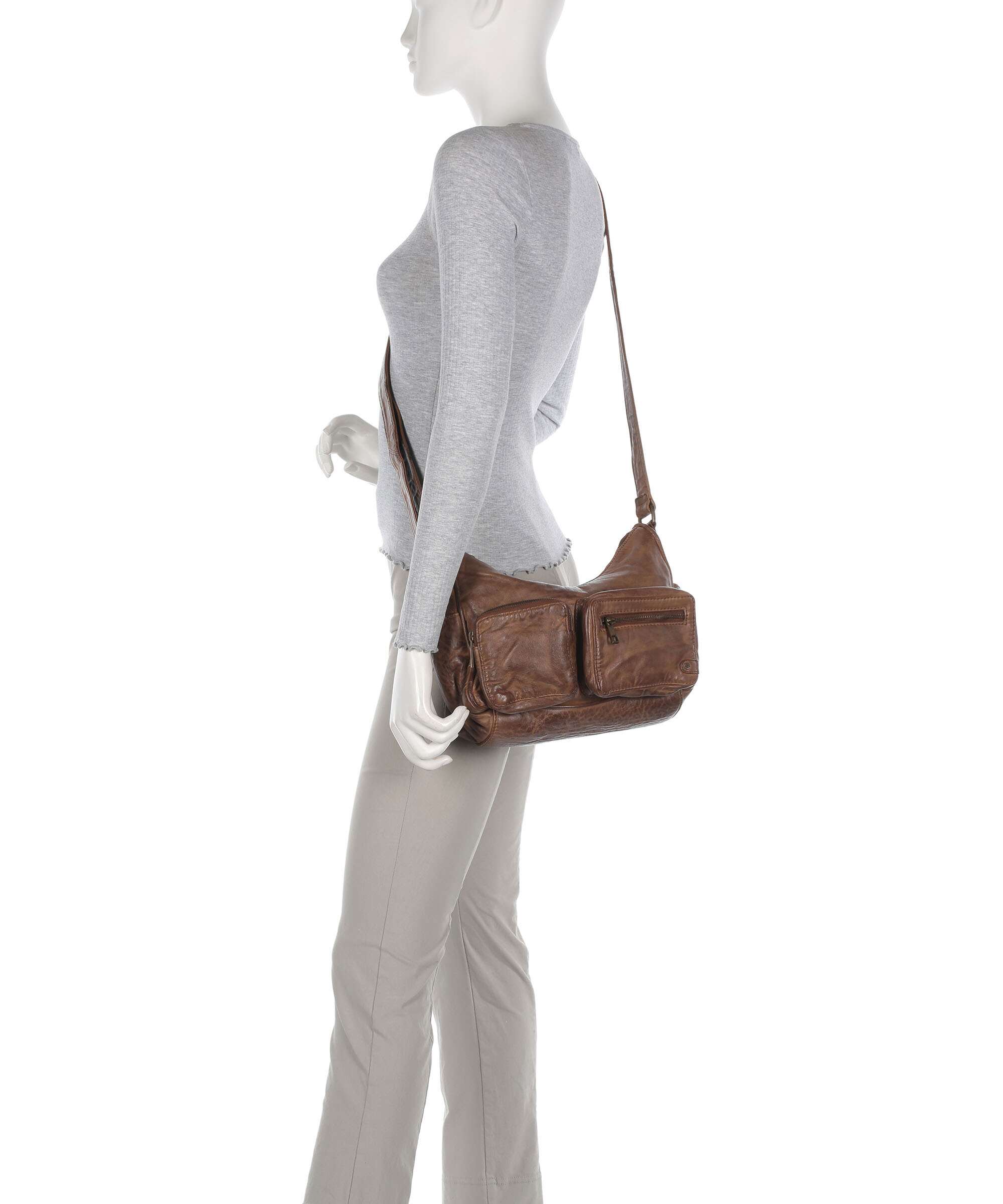 Depeche Power Field Crossbody bag chestnut