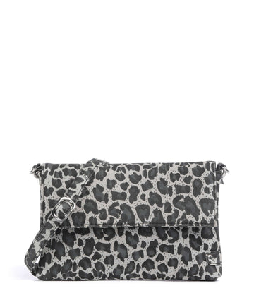 Depeche Fashion Favourites Crossover väska grey leo print