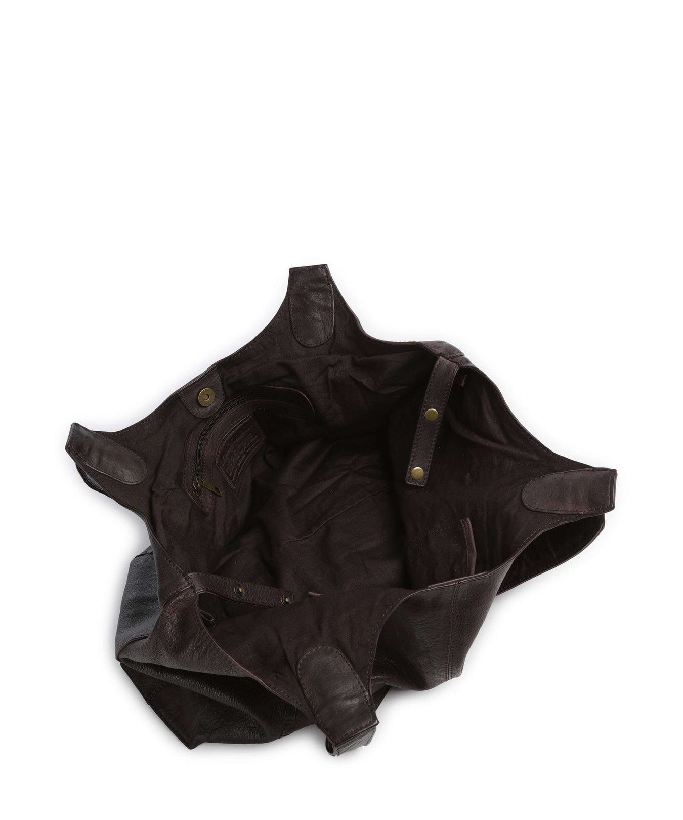 Depeche Tailors Stitch Hobo bag chocolate