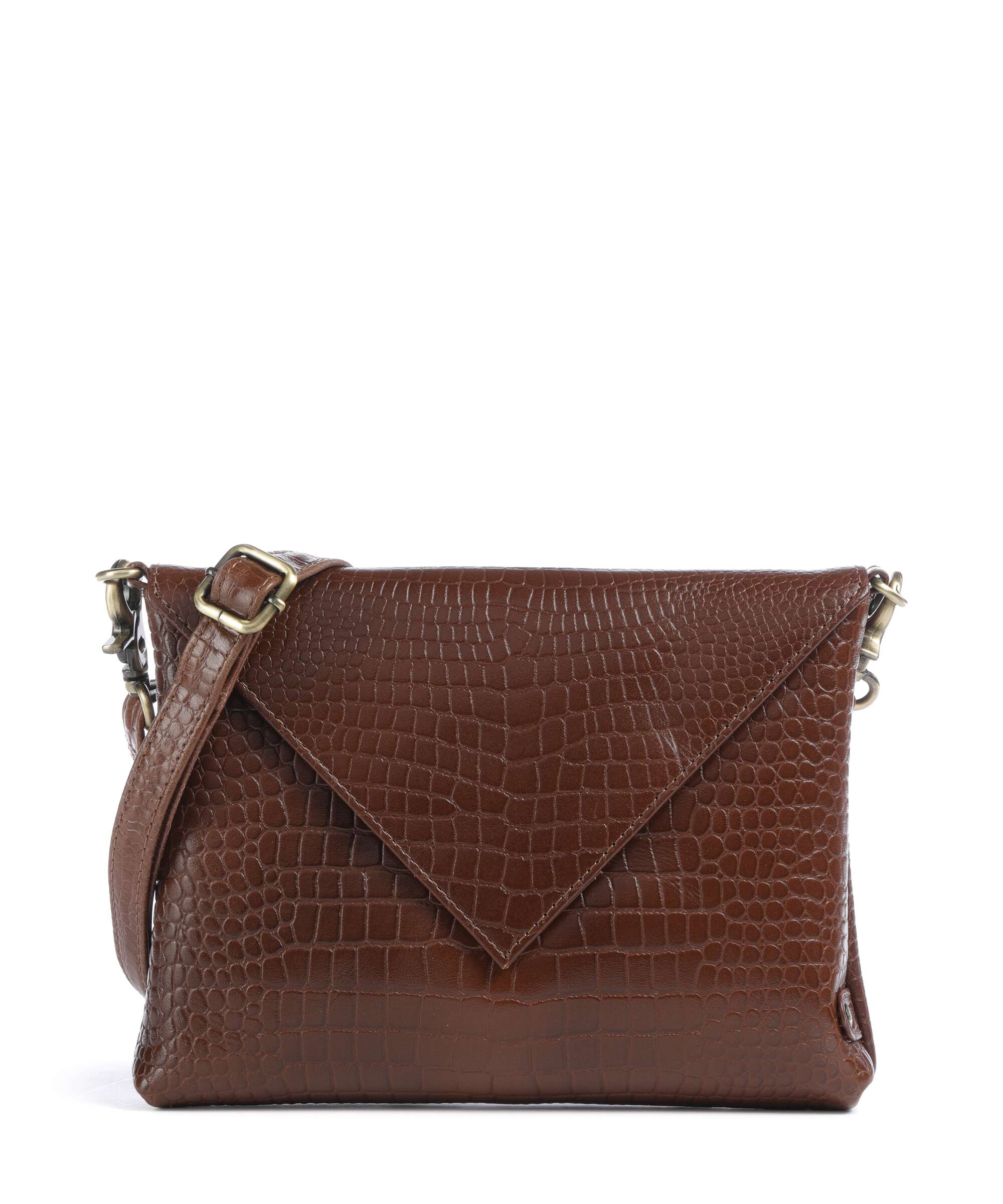 Depeche Fashion Favourites Crossbody bag cognac croco