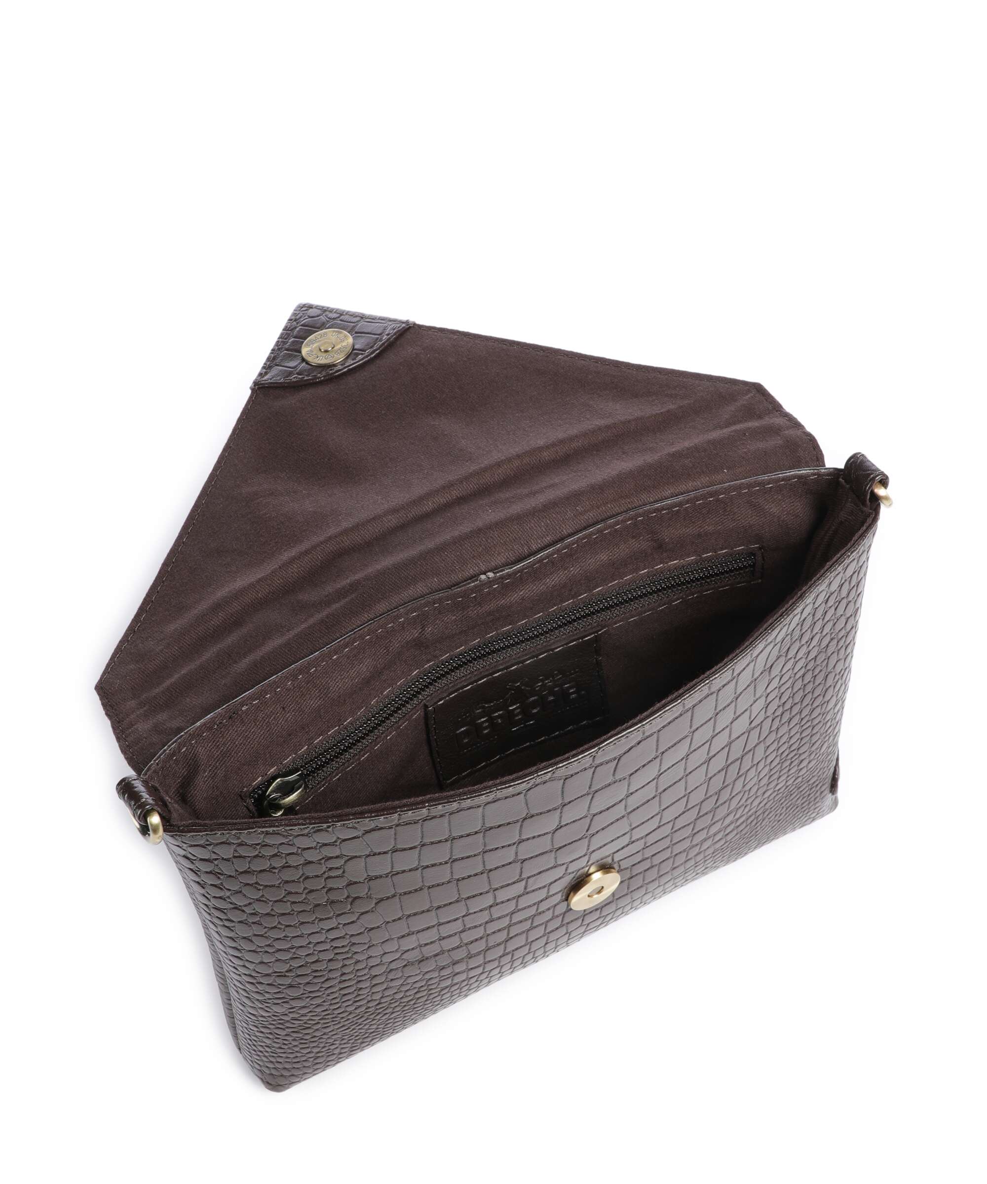Depeche Fashion Favourites Crossbody bag brown croco