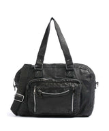 Núnoo Washed Mille Shoppingväska black