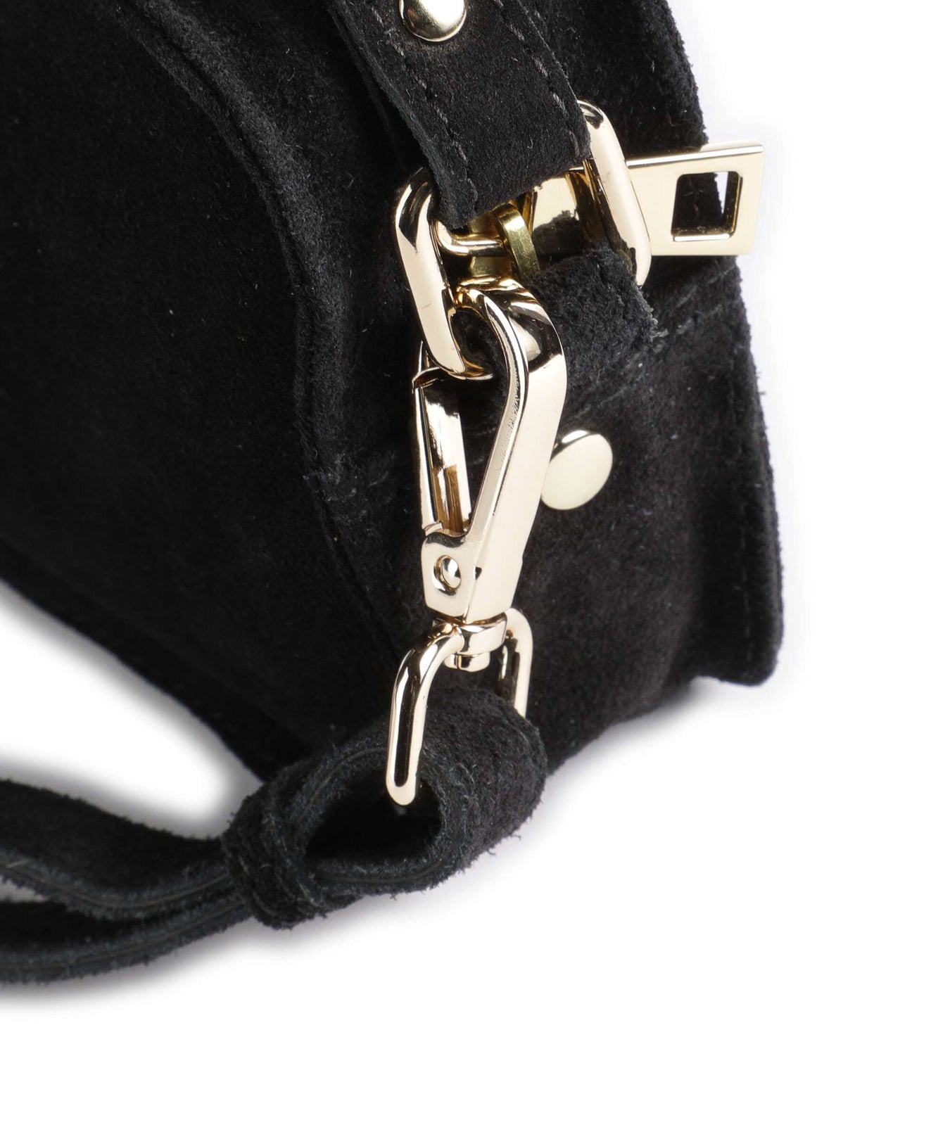 Núnoo Suede Helena Crossbody bag black