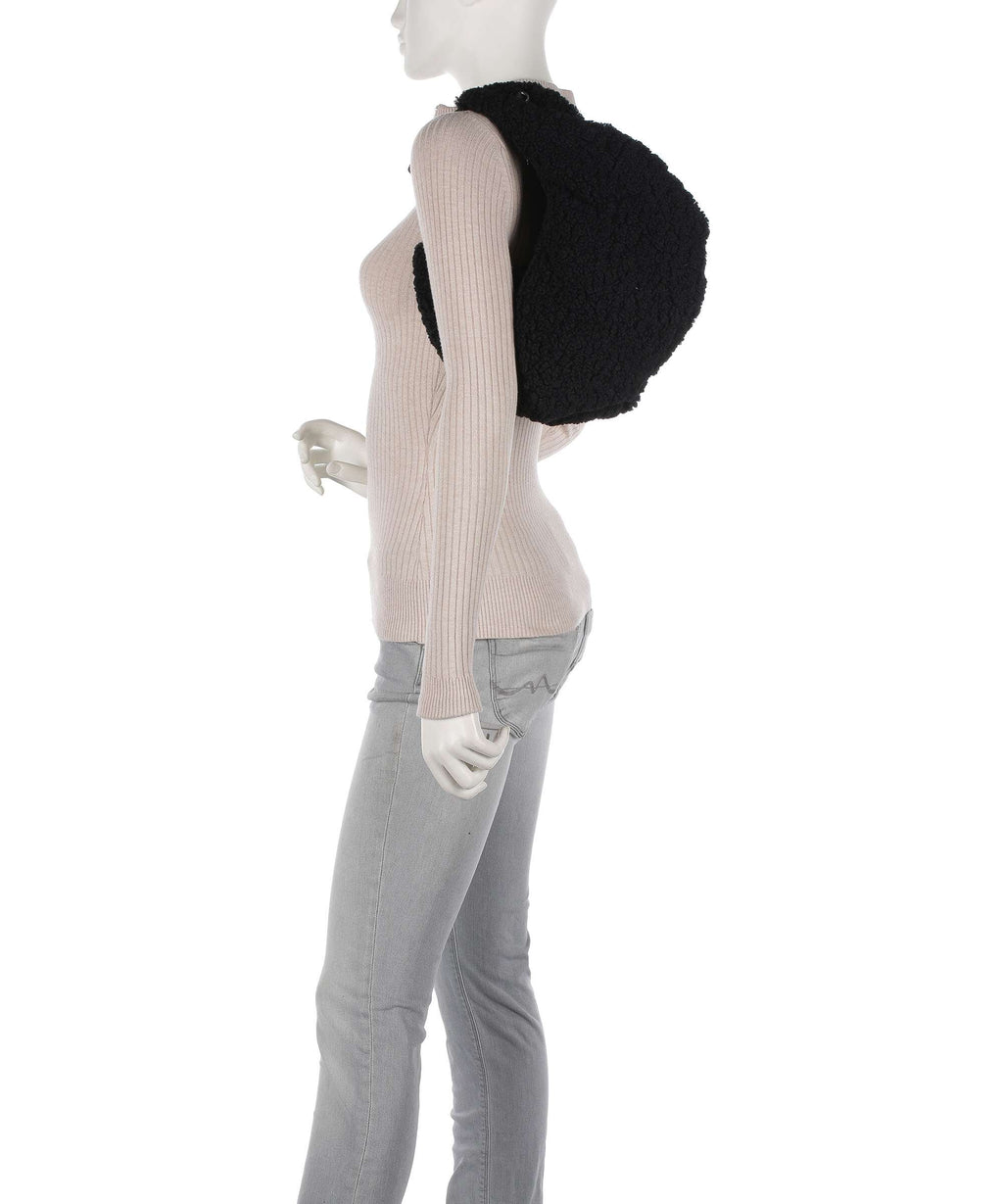 Núnoo Curls Dagmar Hobo bag black
