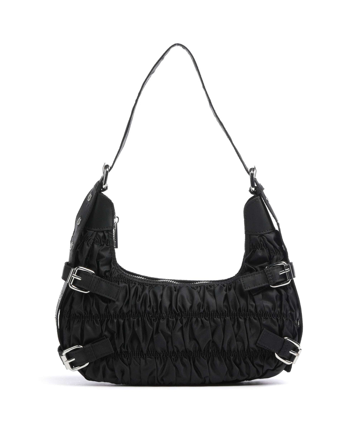 Núnoo Recycled Nylon Alaska Hobo bag black