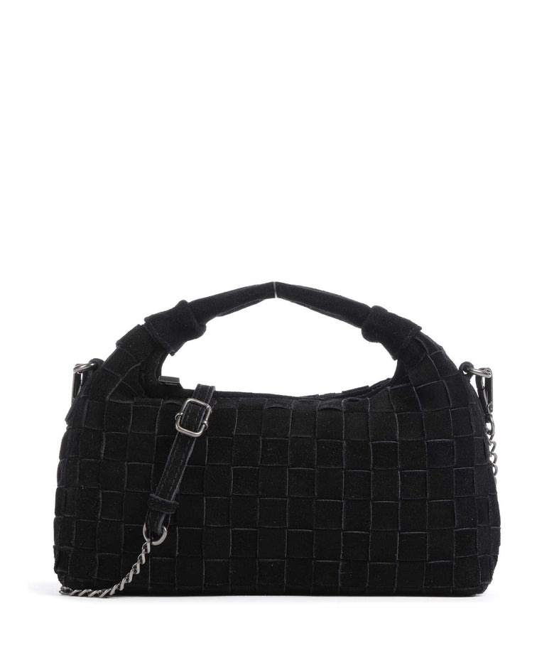 Núnoo Suede Dandy Crossbody bag black