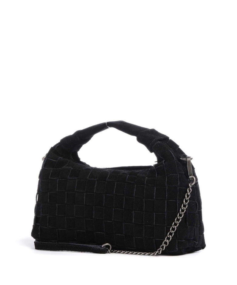 Núnoo Suede Dandy Crossbody bag black