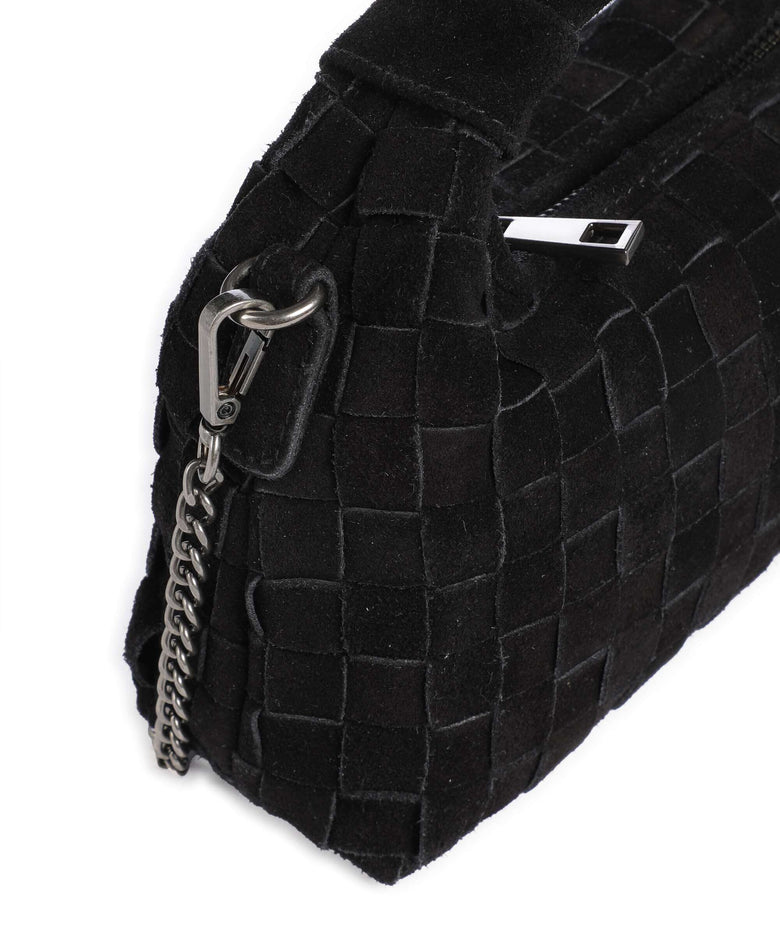Núnoo Suede Dandy Crossbody bag black