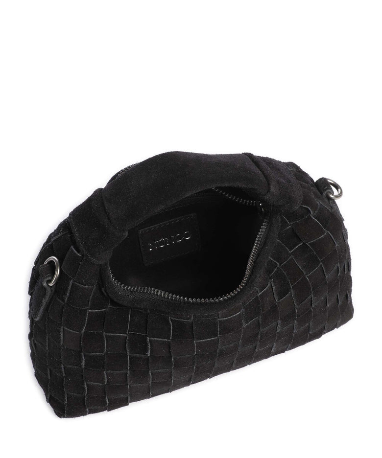 Núnoo Suede Dandy Crossbody bag black