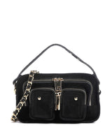 Núnoo Suede Helena Crossover väska black