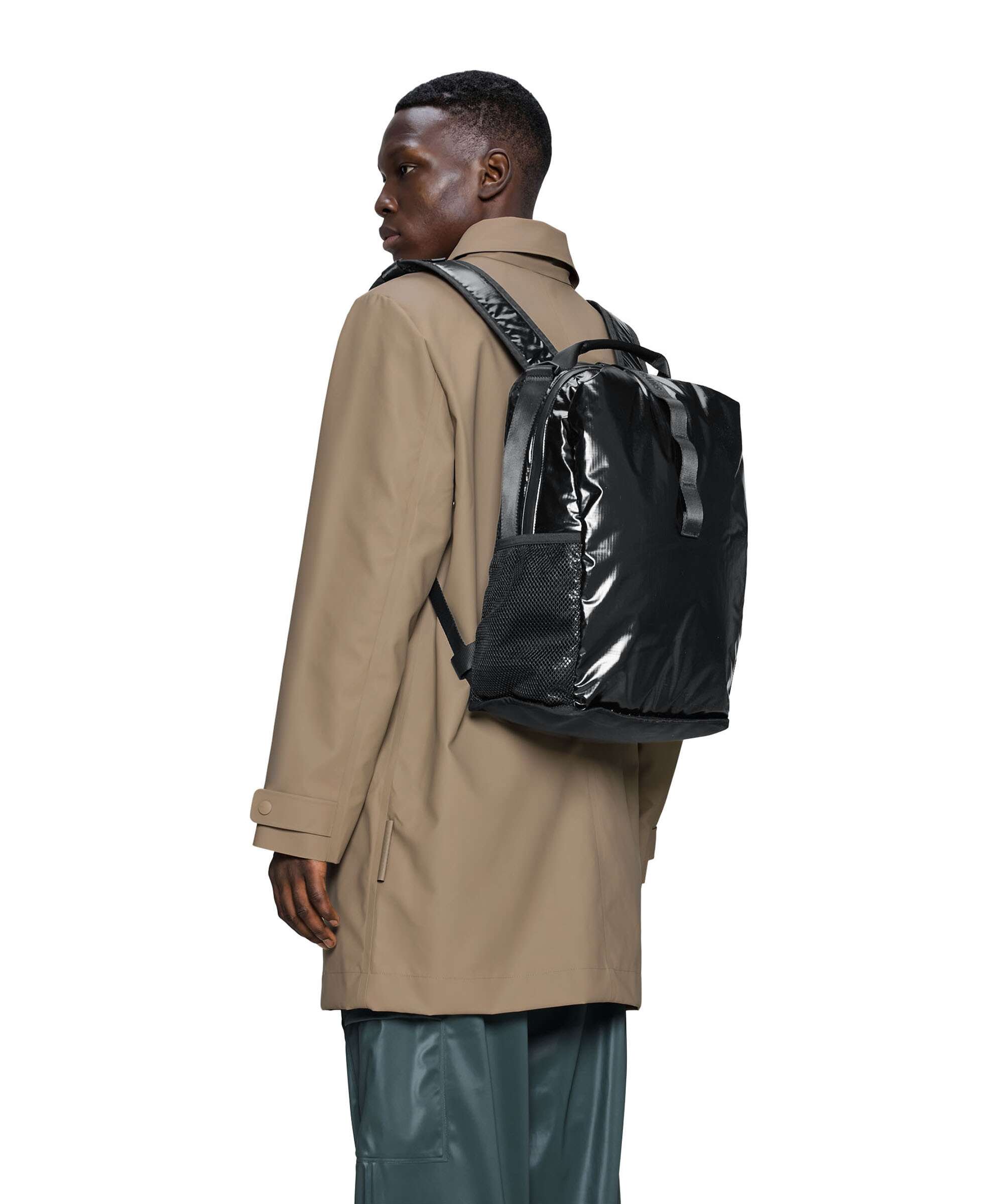 Rains Sibu Clip Front Backpack black