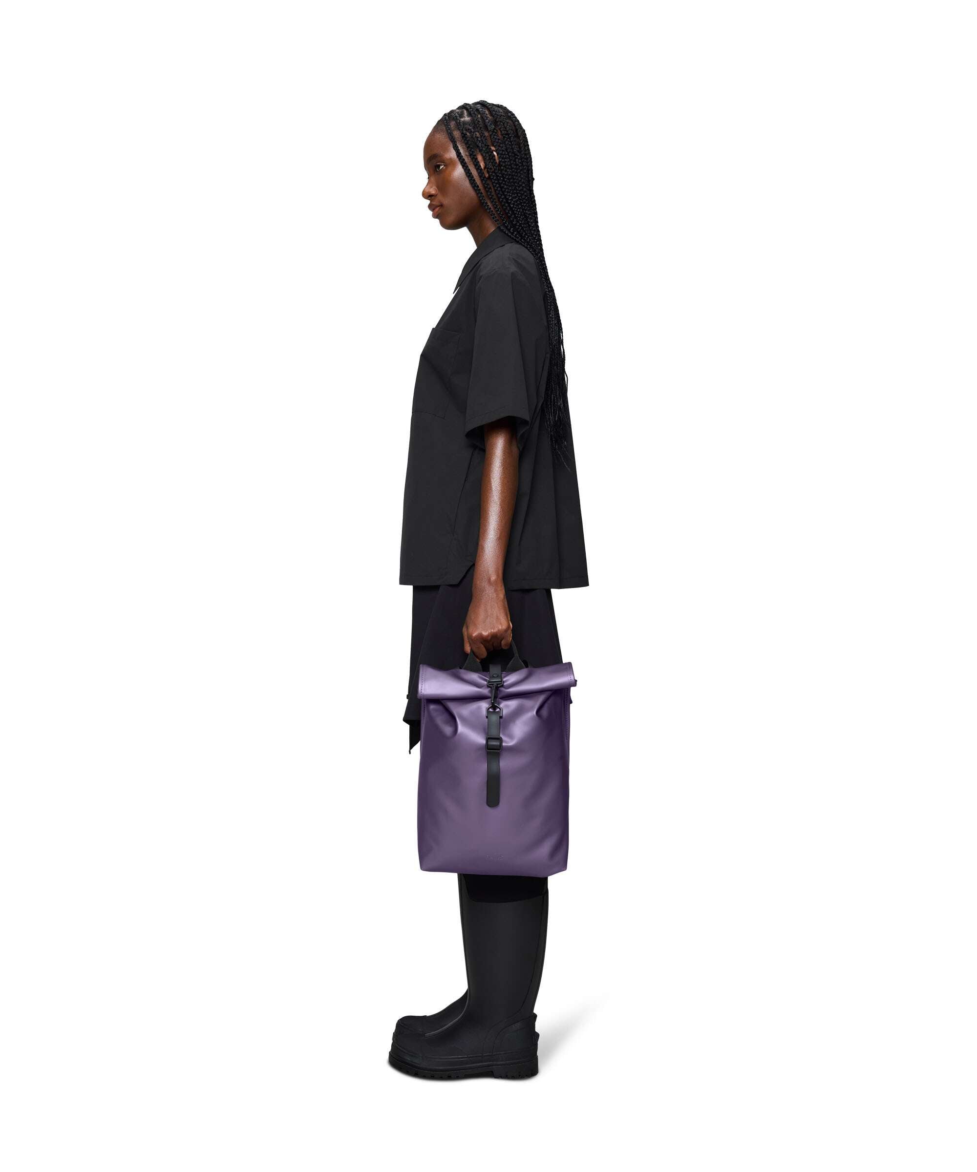 Rains Mini Rolltop backpack body