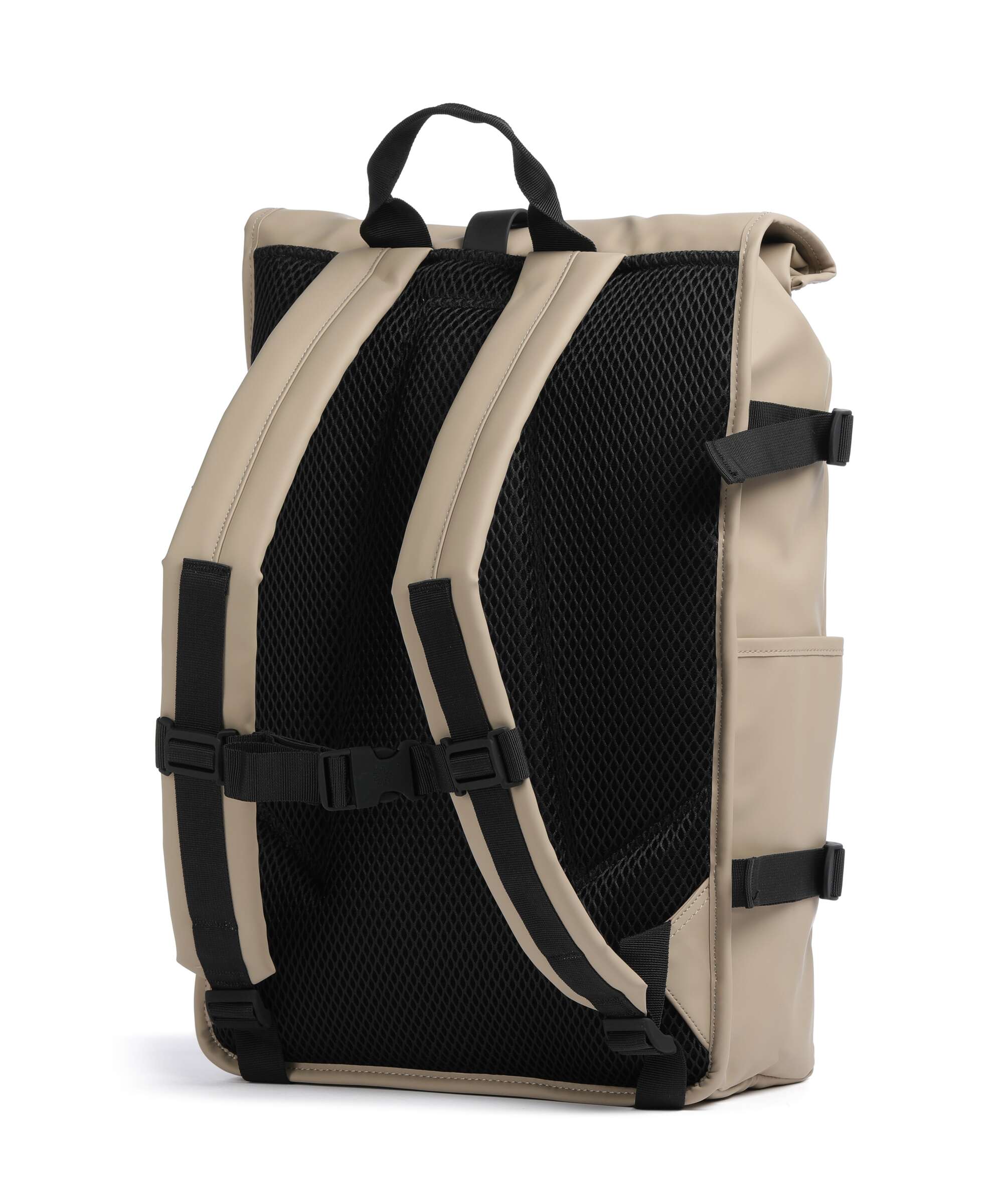 Rains Large Rolltop backpack beige
