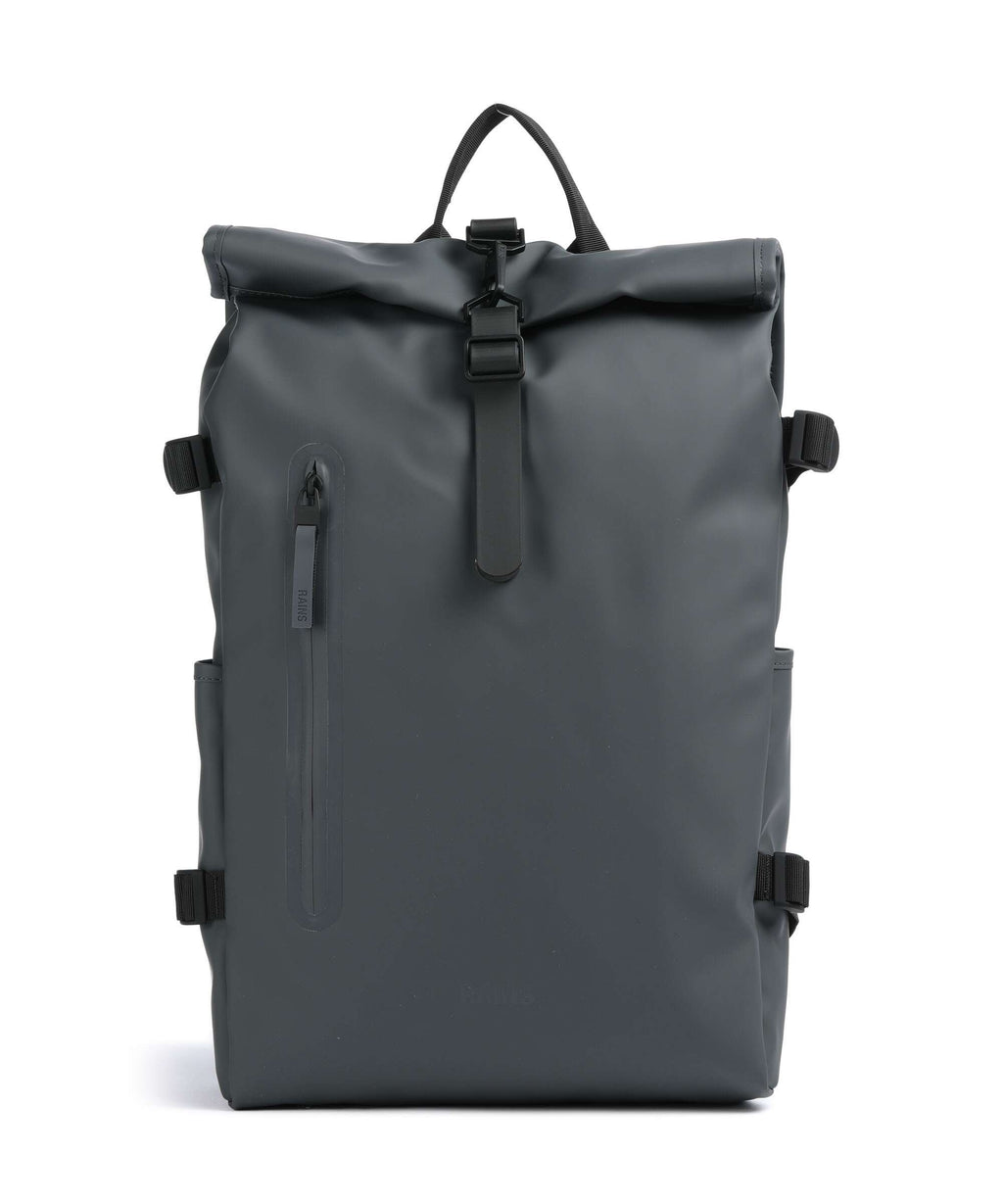 Rains Large Rolltop backpack dark grey