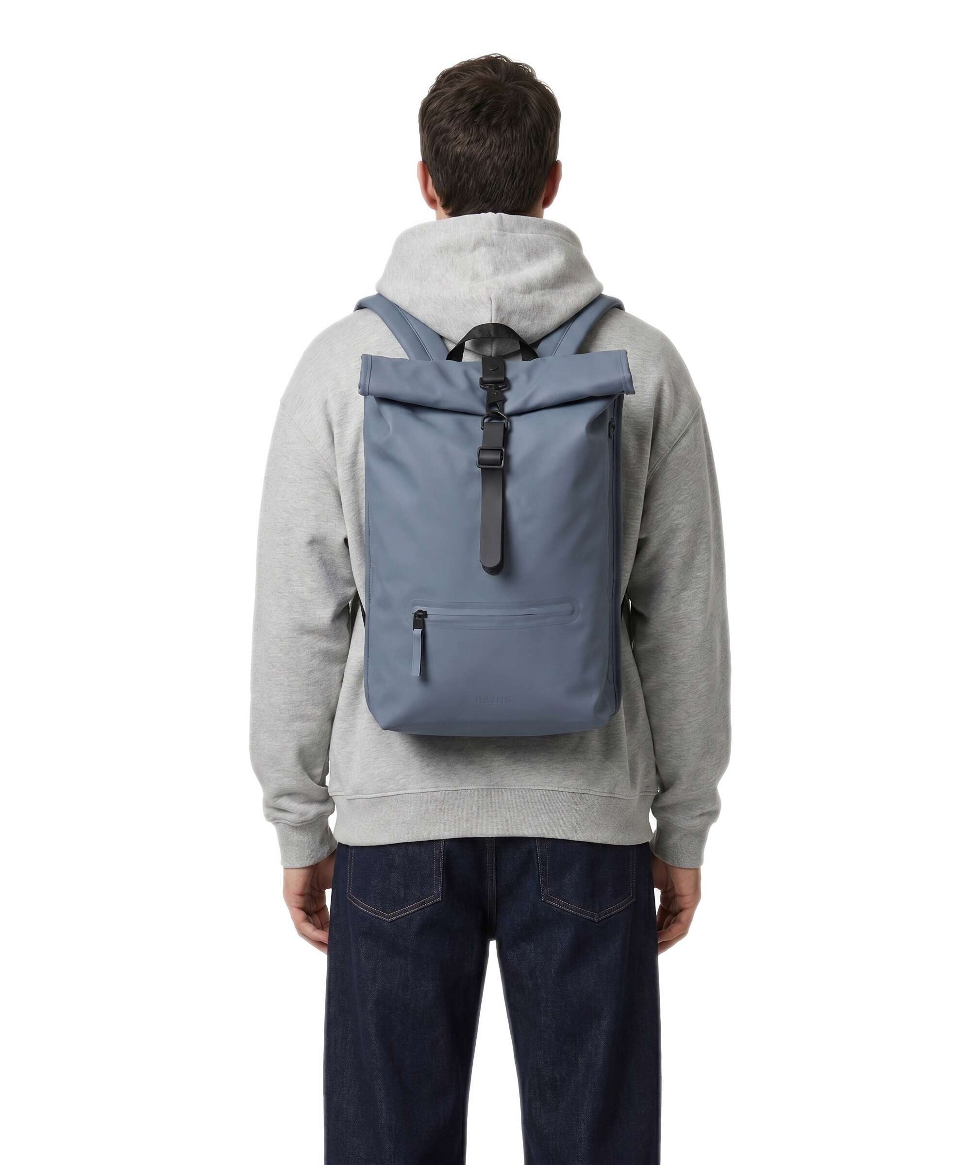 Rains Rolltop backpack blue dusk