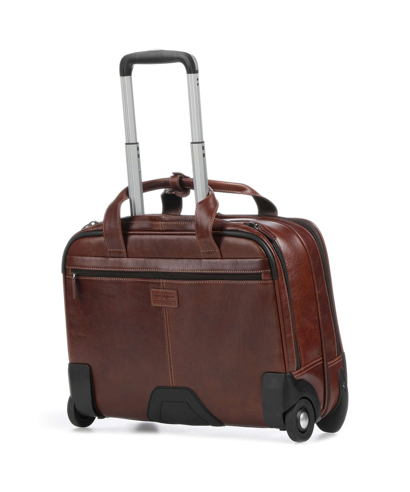 Jekyll & Hide Oxford Rolling briefcase tobacco