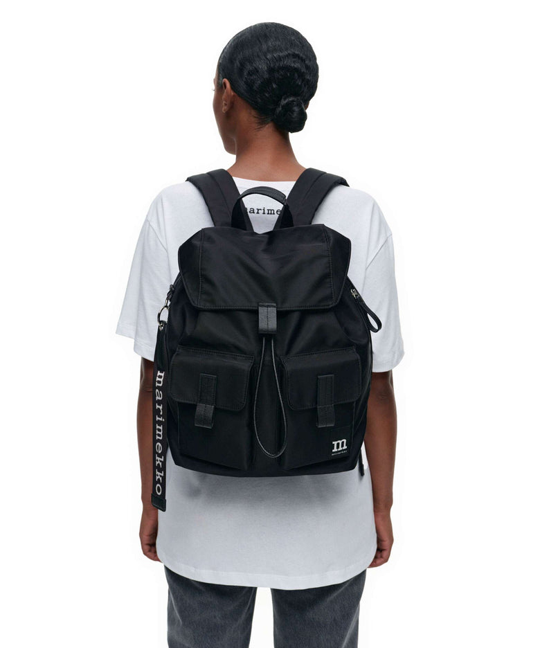 Marimekko Solid Everything L Backpack black