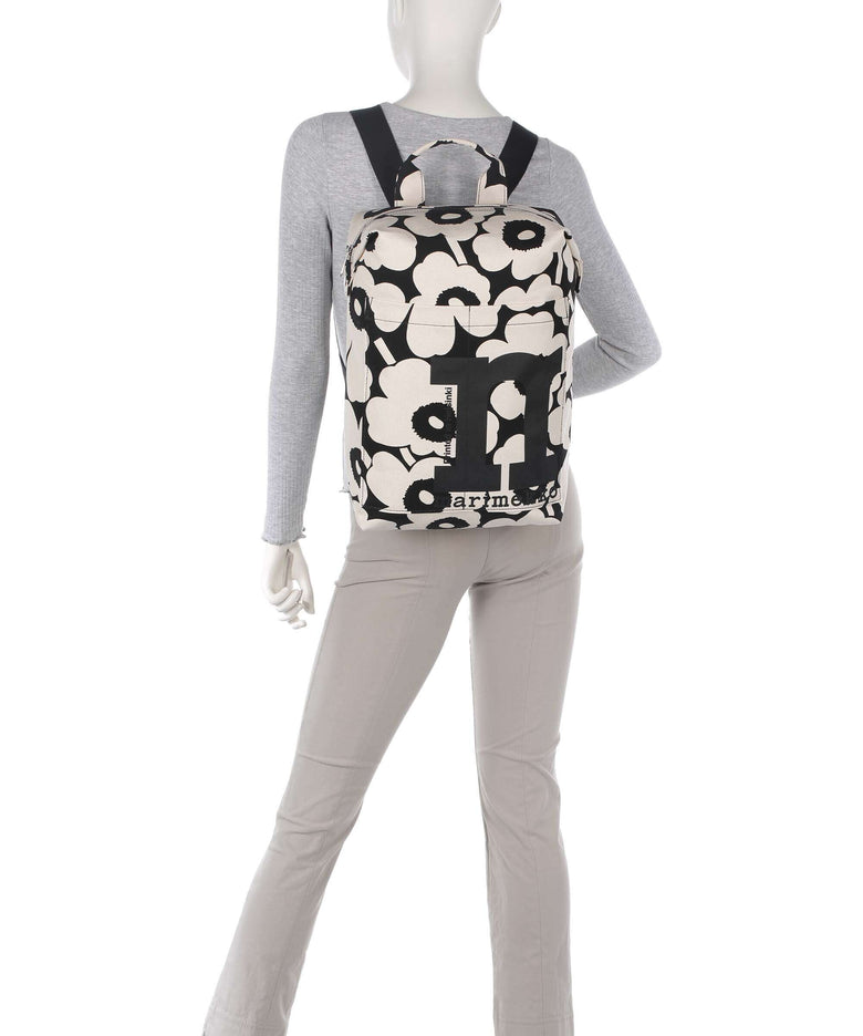 Marimekko Unikko Mono Backpack cotton/black