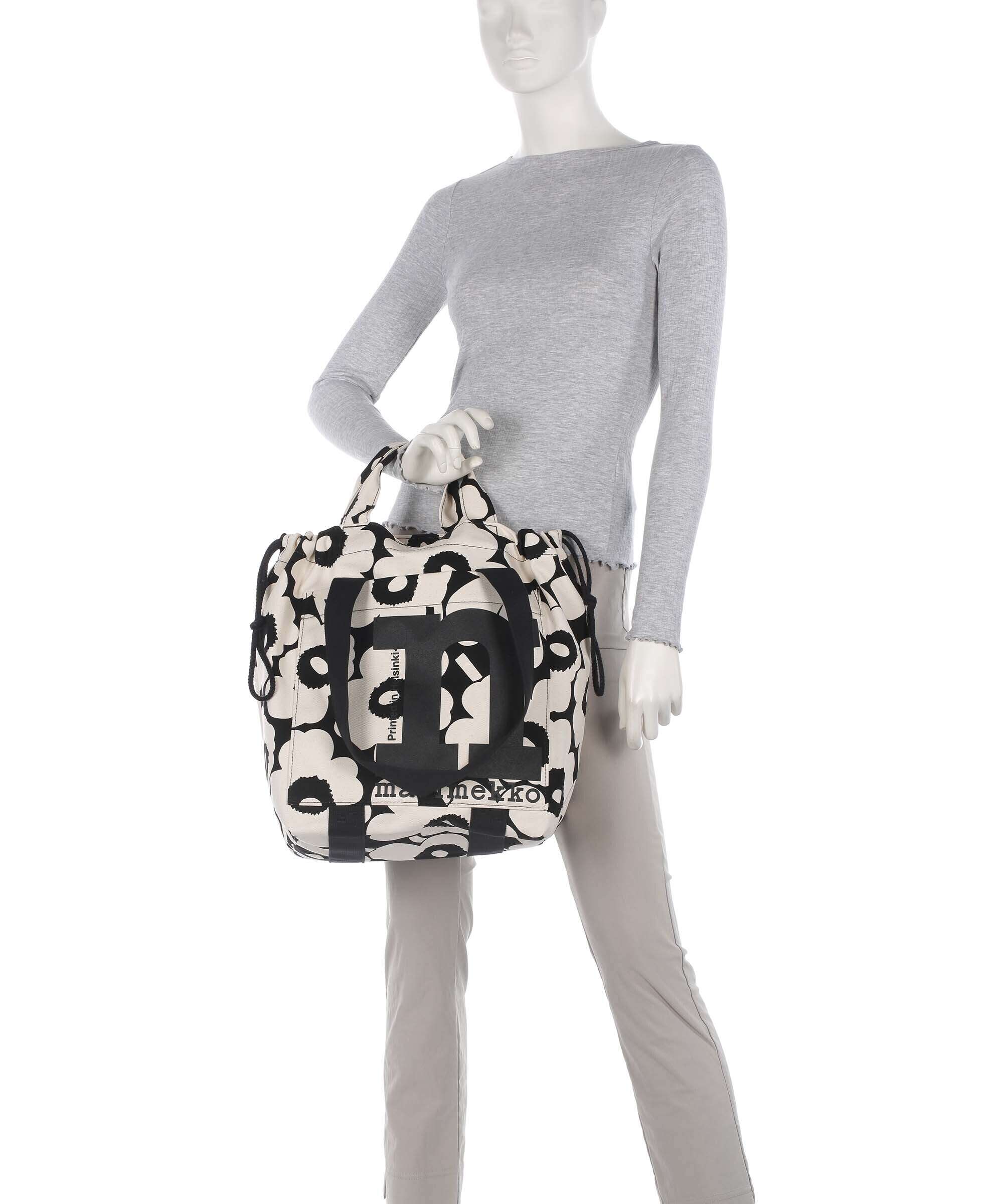 Marimekko Mono City Unikko Tote bag cotton/black
