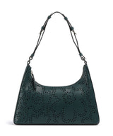 Marimekko Unikko Imprint Axelremsväska dark green