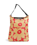 Marimekko Unikko Neat M Hobo väska light brown/red