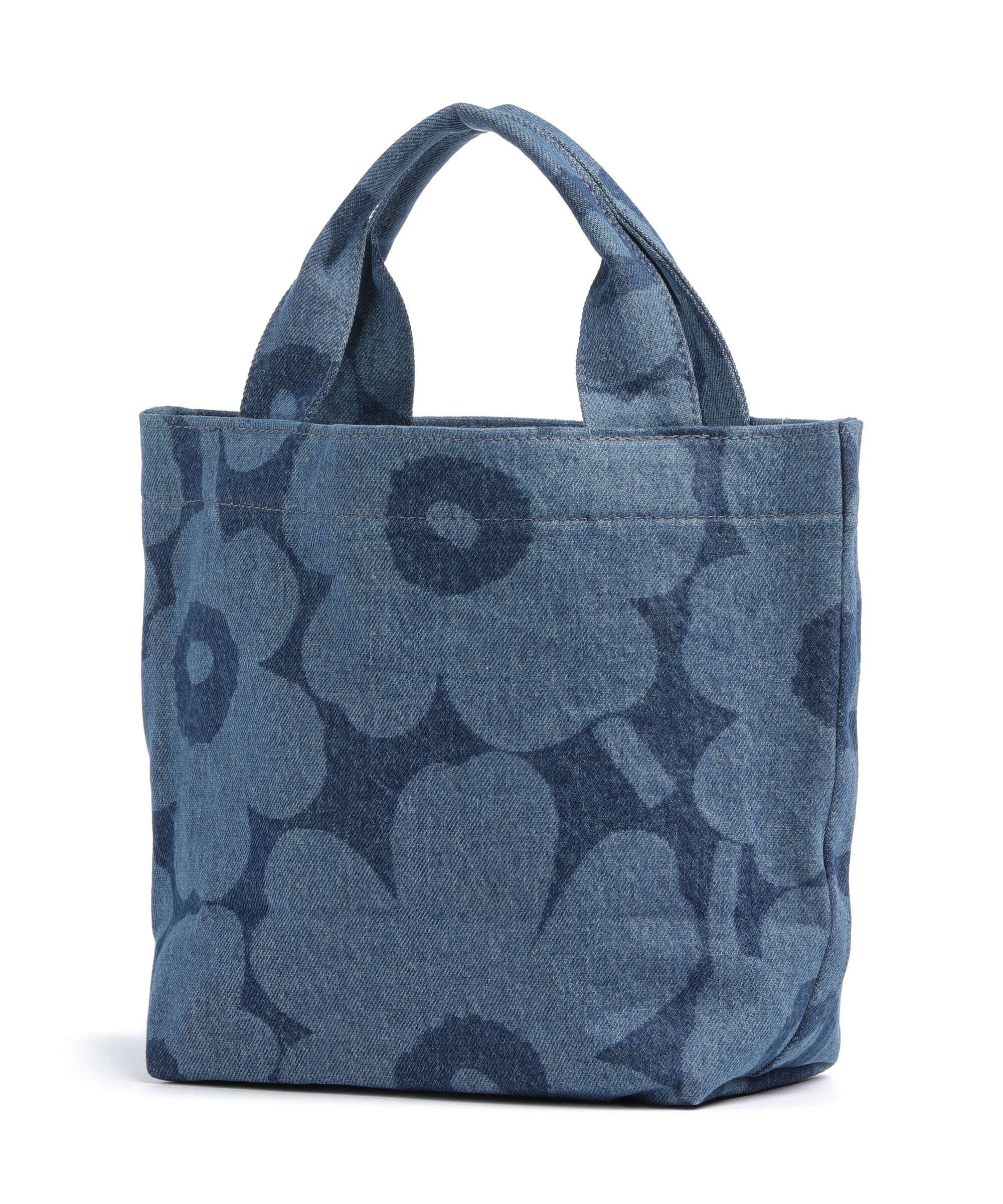 Marimekko Mono Unikko Mini Handbag mid indigo