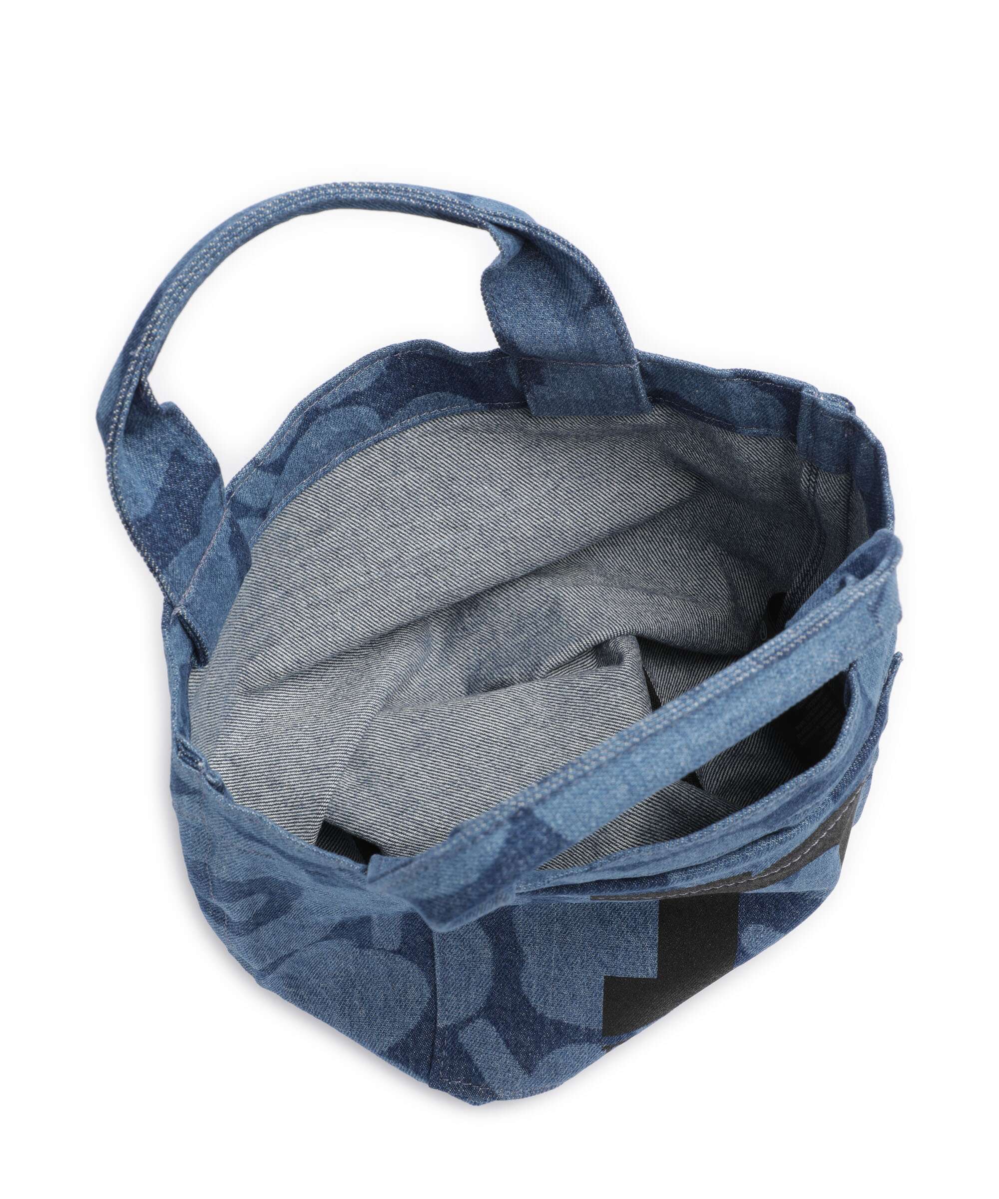 Marimekko Mono Unikko Mini Handbag mid indigo