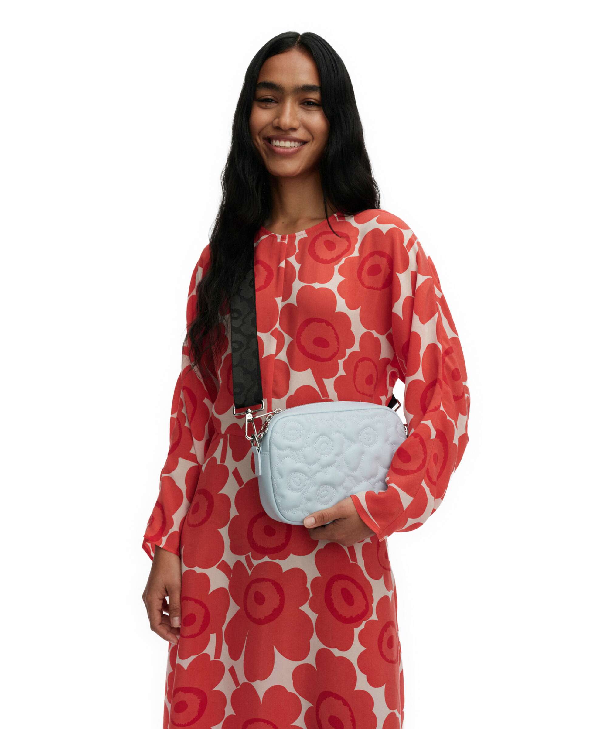 Marimekko Gratha Unikko Crossbody bag light blue