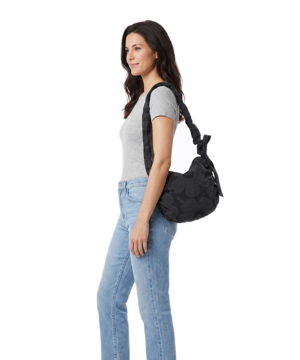 Marimekko Utu M Unikko Shoulder bag dark grey/black