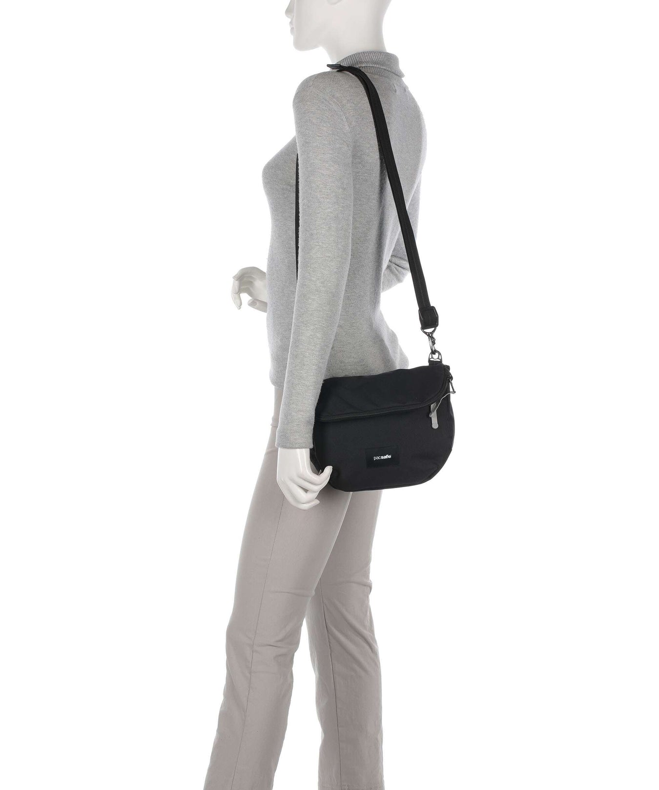 Pacsafe Go Saddle Crossbody bag jet black