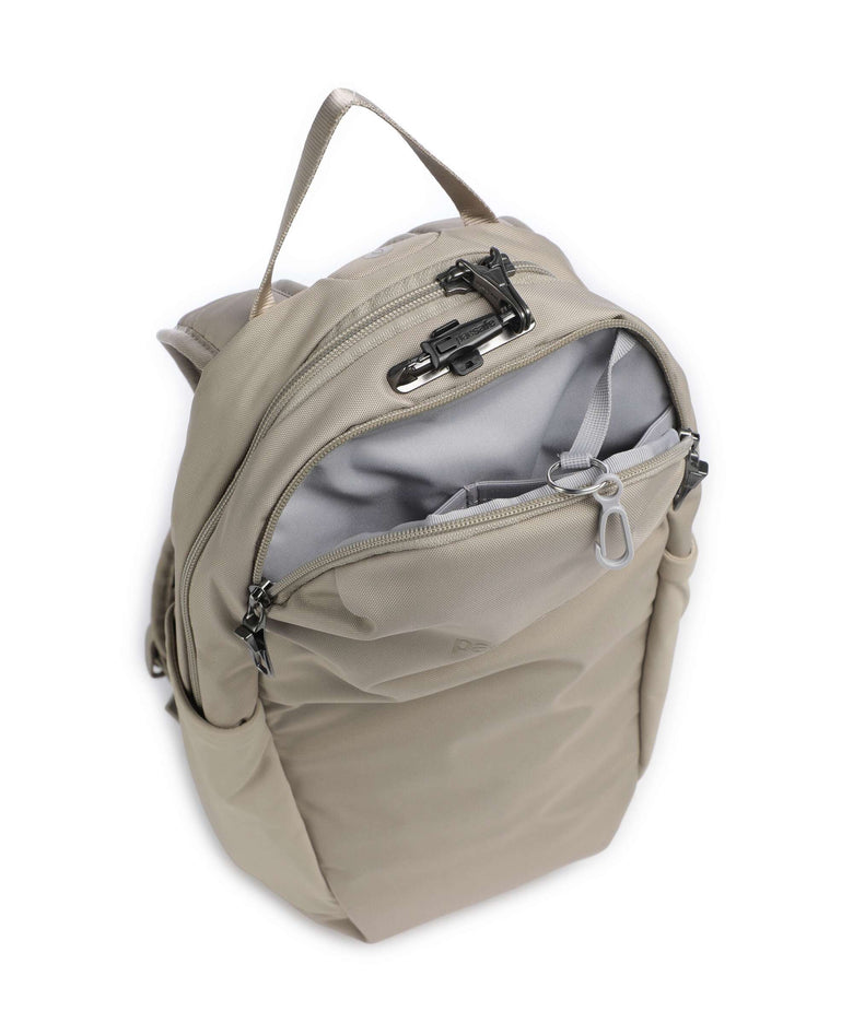 Pacsafe V 12 Backpack beige