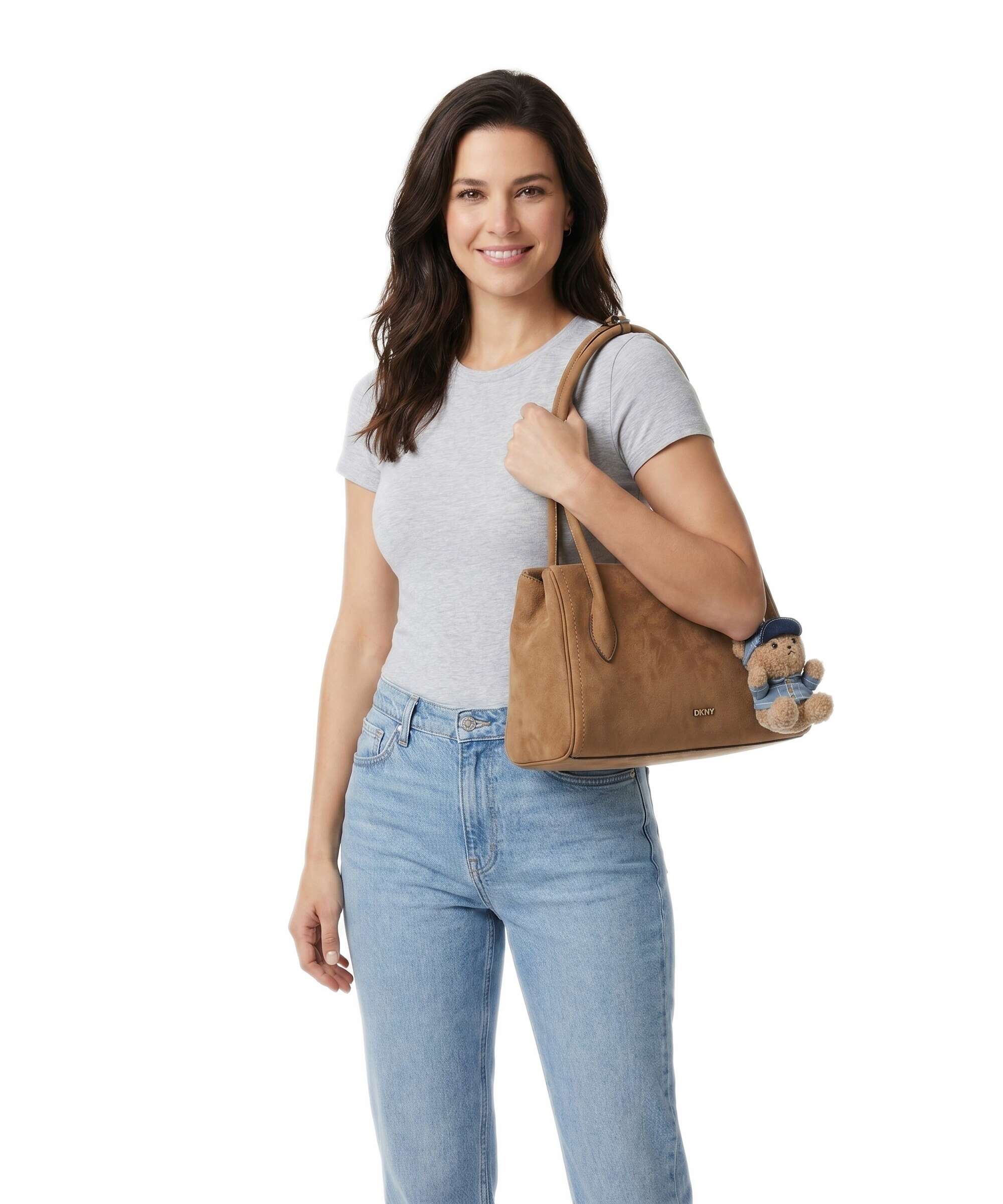 DKNY Amelie Large Shoulder bag almond