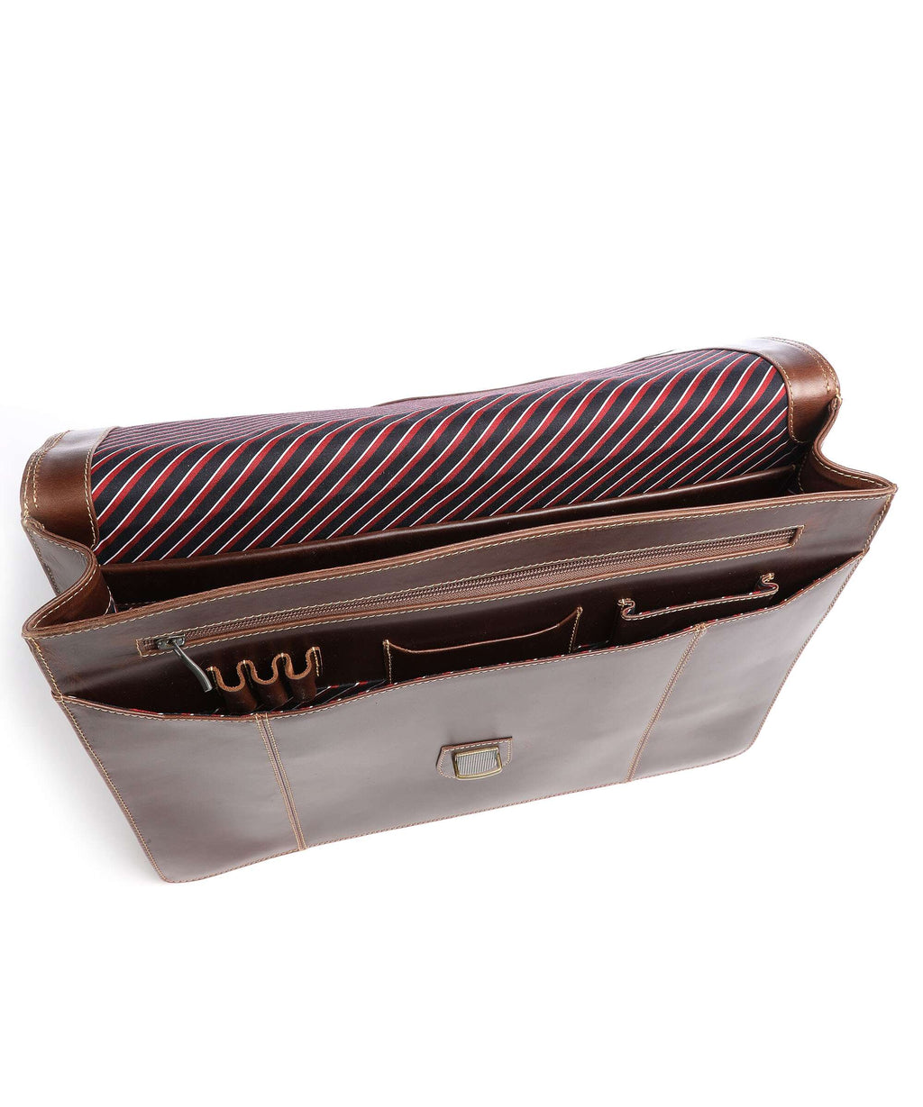 Buckle & Seam Sierra Briefcase brown