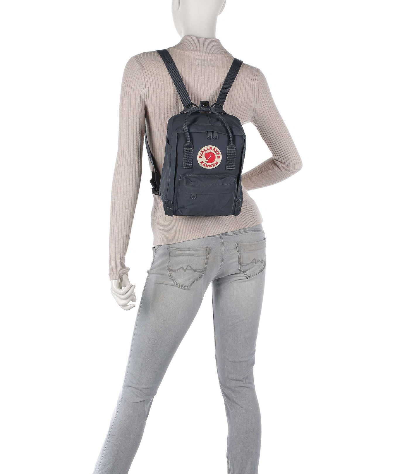 Fjällräven Kånken Rainbow Mini Backpack schwarz