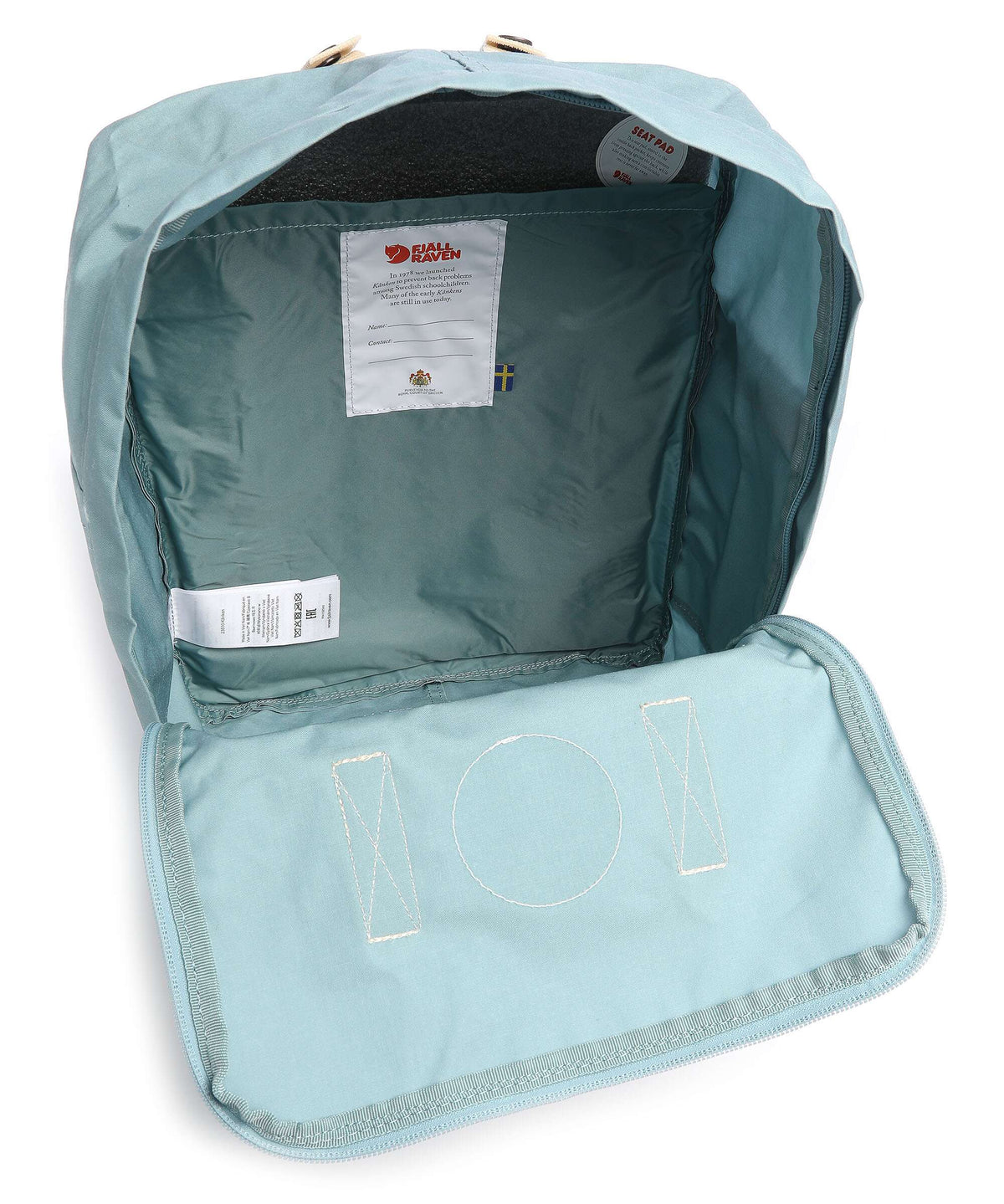 Fjällräven Kånken Backpack sky blue/light oak